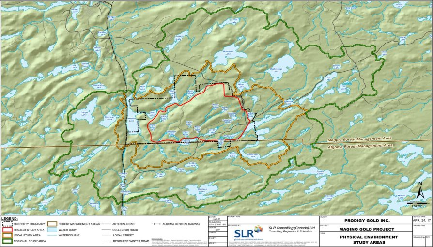 Figure 1  - Project, Local and Regional Study Areas - Biophysical  disciplines