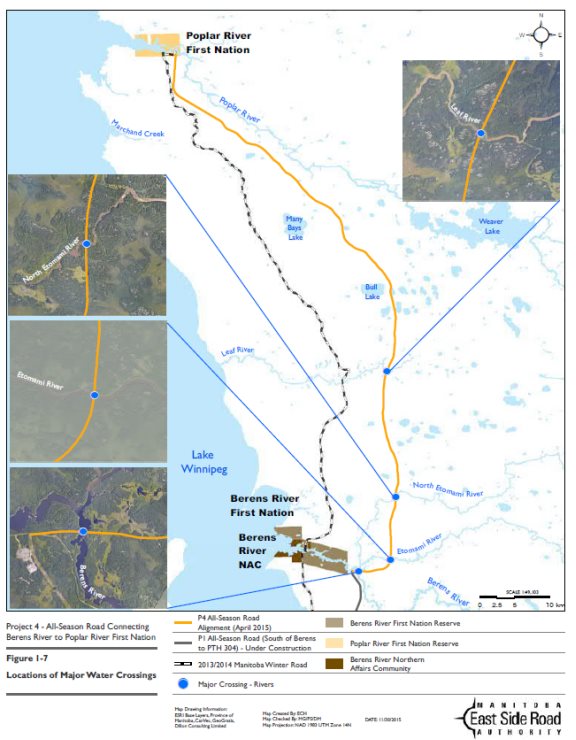 Figure 3: Project Location ? Watercourse Crossings