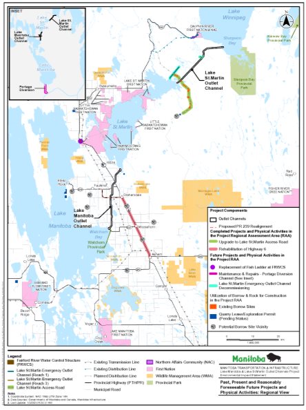 Figure 14 Past, Present and Reasonably Foreseeable Future Projects and Physical Activities in the Regional Assessment Area